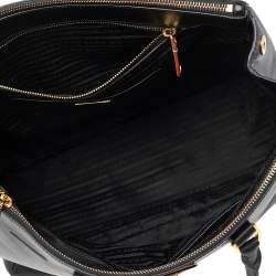 Pre Owned Prada Black Saffiano Lux Leather Large Galleria Tote