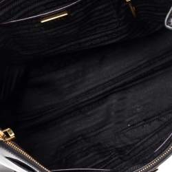 Pre Owned Prada Purple Spazzolato Leather Large Galleria Tote