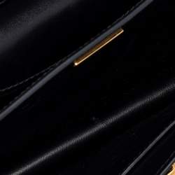 Pre Owned Prada Black Leather Cahier Shoulder Bag