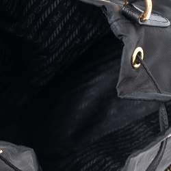 Pre Owned حقيبة برادا دويت نايلون أسود بيد علوية 