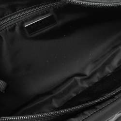 Pre Owned Prada Black Nylon Montagna Belt Bag