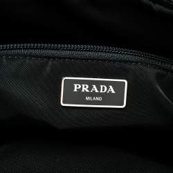 Pre Owned Prada Black Nylon Montagna Belt Bag