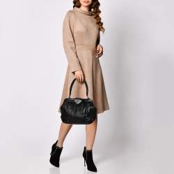 مملوكة مسبقًا حقيبة برادا جلد أسود بيد علوية