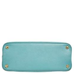 Pre Owned Prada Green Leather Promenade Satchel