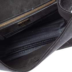 مملوكة مسبقًا Prada Multicolor Velvet Patchwork Lisolette Watkins Face Print Top Handle Bag 