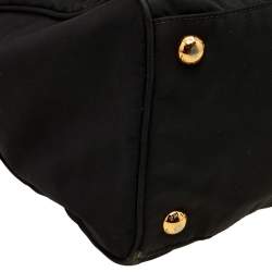 Pre Owned Prada Black Nylon Tote