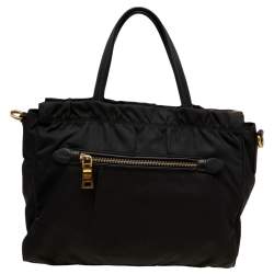 Pre Owned Prada Black Nylon Tote