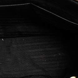 Pre Owned Prada Black Saffiano Lux Leather Medium Galleria Tote