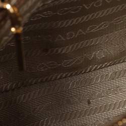 Pre Owned Prada Tan Saffiano Leather Small Promenade Satchel