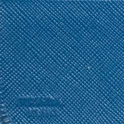 Pre Owned Prada Light Blue Saffiano Metal Zip Around Wallet
