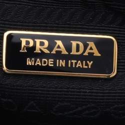 Pre Owned Prada Green Leather Promenade Crossbody Bag