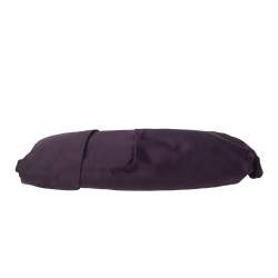 Pre Owned Prada Purple Satin Raso Pleated Clutch