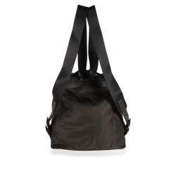 Pre Owned Prada Olive/Brown Tessuto Nylon Leather Vela Backpack