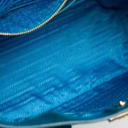 Pre Owned Prada Green Patent Leather Gardener's Tote