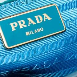 Pre Owned Prada Green Patent Leather Gardener's Tote