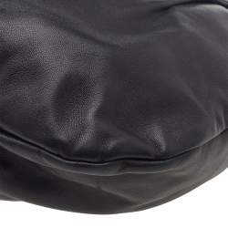 Pre Owned Prada Black Leather Shoulder Bag