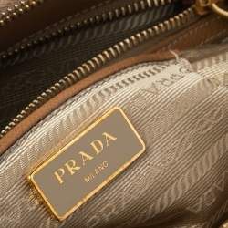 Pre Owned Prada Tan Saffiano Lux Leather Large Galleria Tote