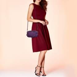 مملوكة مسبقًا حقيبة كتف كاميرا برادا نايلون مبطن بنفسجي