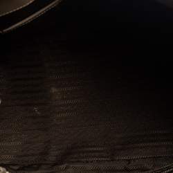 Pre Owned Prada Grey Saffiano Leather Large Open Tote