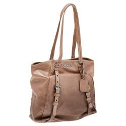 Pre Owned Prada Ombre Leather Shopper Tote