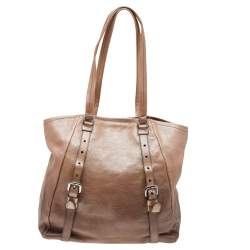 Pre Owned Prada Ombre Leather Shopper Tote