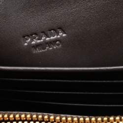 Pre Owned Prada Beige Python Oro Wallet on Chain