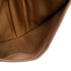 Pre Owned Prada Beige Saffiano Leather Compact Wallet