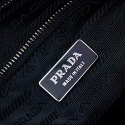 Pre Owned Prada Black Patent Leather Tote