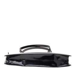 Pre Owned Prada Black Patent Leather Tote