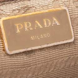 Pre Owned Prada Pink Saffiano Lux Leather Large Galleria Double Zip Tote