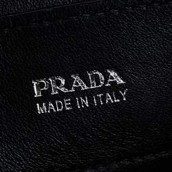 Pre Owned Prada Red Saffiano Turnlock Chain Shoulder Bag