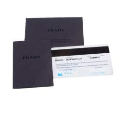 Pre Owned Prada Beige Saffiano Lux Leather Parabole Tote