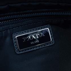 Pre Owned Prada Black Nylon Waist Belt Bag