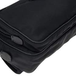 Pre Owned Prada Black Nylon Waist Belt Bag