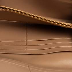 Pre Owned Prada Black/Green Python Flap Continental Wallet