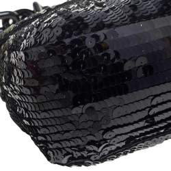 Pre Owned Prada Multicolor Sequins Chain Shoulder Bag