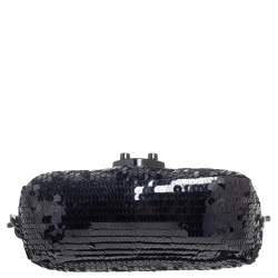 Pre Owned Prada Multicolor Sequins Chain Shoulder Bag