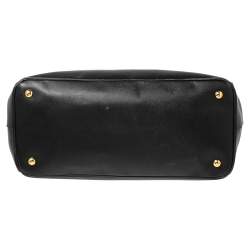 Pre Owned Prada Black Saffiano Lux Leather Large Galleria Tote
