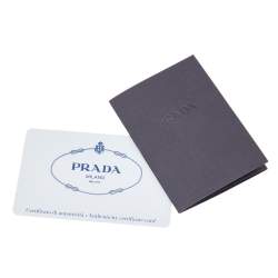 Pre Owned Prada Beige Saffiano Lux Leather Medium Promenade Bag