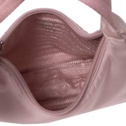 Pre Owned Prada Pink Nylon Re-Edition 2000 Mini Shoulder Bag