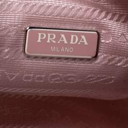 Pre Owned Prada Pink Nylon Re-Edition 2000 Mini Shoulder Bag