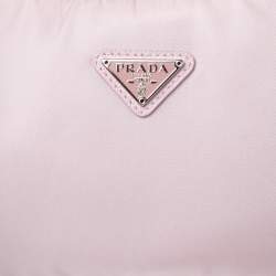 Pre Owned Prada Pink Nylon Re-Edition 2000 Mini Shoulder Bag
