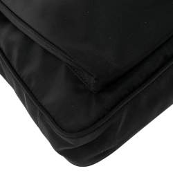 Prada Black Nylon Messenger Bag