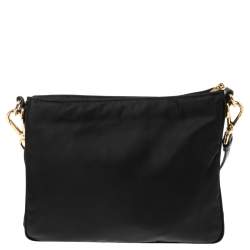 Prada Black Nylon Messenger Bag