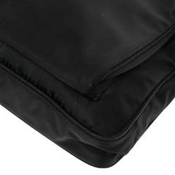 Prada Black Nylon Messenger Bag