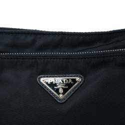 Prada Black Nylon Messenger Bag