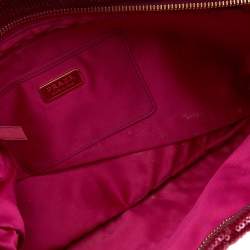 Pre Owned Prada Multicolor Sequin Top Zip Pouch