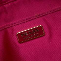 Pre Owned Prada Multicolor Sequin Top Zip Pouch