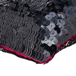 Pre Owned Prada Multicolor Sequin Top Zip Pouch