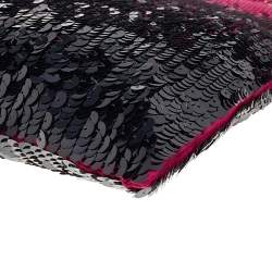 Pre Owned Prada Multicolor Sequin Top Zip Pouch